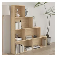 VidaXL Bücherregal/Raumteiler Sonoma-Eiche 155x24x160 cm Holzwerkstoff