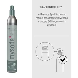 MySoda Wassersprudler Weiß-Kupfer