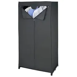 WENKO Stoffschrank Deep Black, 43821010100 schwarz 75,0 x 50,0 x 150,0 cm
