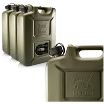 BigDean Benzinkanister (Made in Germany) 3 x 20 L Olivgrün
