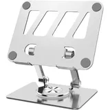 360° Drehbarer Tablet-ständer Für Desktop-computer, Stabiler Tablet-ständer Mit Verdickter Metallbasis Für Smartphones