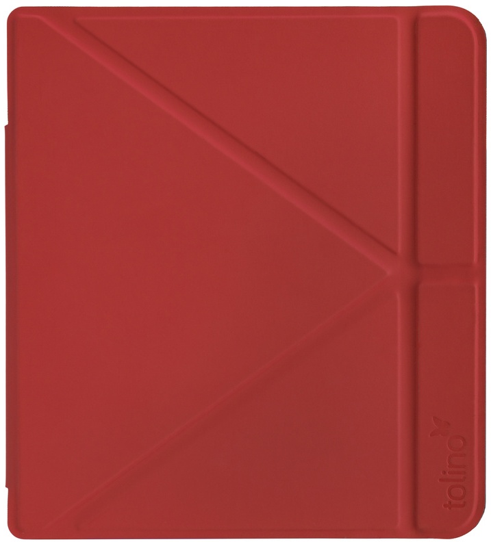 Tolino Vision 6, Schutztasche Mit Origami Standfunktion (Farbe:Rot)