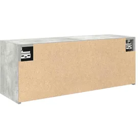 vidaXL Betongrau 80x25x30 cm Holzwerkstoff