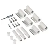 WINDHAGER Aluminium Scharniere für Türen 3 Stück 0 x 0
