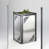 Proregal Mülltonnenbox 127 x 77 x 81 cm grau