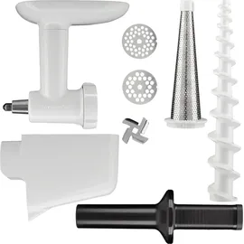 KitchenAid 5KSMFVSFGA Fleischwolf + Pürier-Set