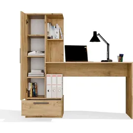 Top e shop Schreibtisch COSMO Eiche Artisan / Braun