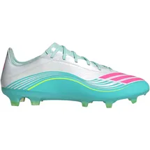 adidas F50 Messi Pro FG FG Herren Cloud White/Lucid Pink/Flash Aqua 48 2/3