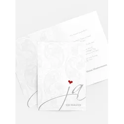 Hochzeitskarten Einladungen selbst gestalten mit Spruch und Fotos im Onlinedesigner bei Meine-Kartenmanufaktur.de