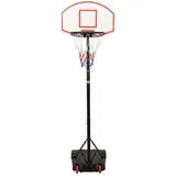 vidaXL Basketballständer Weiß 216-250 cm Polyethylen