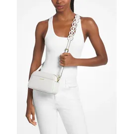 Michael Kors Jet Set Small Umhängetasche Leder Gold/Weiß