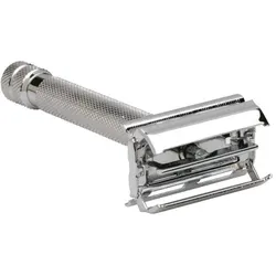 Becker Manicure Rasierapparat Tradition kariert, komplett Metall