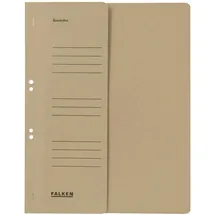 Falken Ösenhefter 80000508 DIN A4 kaufm. Heftung 250g Karton grau