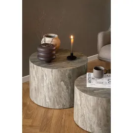 Actona Dice Couchtisch-Set grau MDF 58 x 40 cm