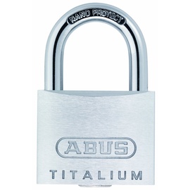 ABUS Vorhängeschloss Titalium 64TI/30 - Kellerschloss mit Schlosskörper aus Spezial-Aluminium - gehärteter Stahlbügel - ABUS-Sicherheitslevel 4