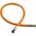 Forge Adour Gasschlauch 1 m Edelstahl/Gummi orange