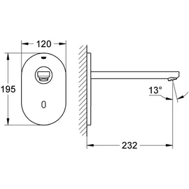Grohe Eurosmart CE Sensor-Armatur ohne Mischung 36334SD0
