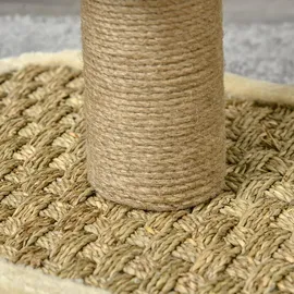 PawHut Katzenkratzbaum Klein 40 x 30 x 56 cm Khaki+Hellbraun