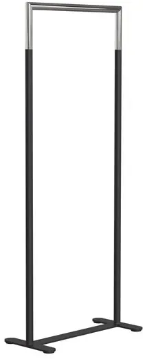 frost Bukto Kleiderständer 6003, 1000mm, weiß matt/kupfer gebürstet - weiß matt
