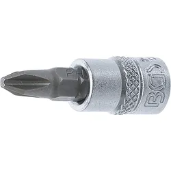 BGS Bit-Einsatz | Antrieb Innenvierkant 6,3 mm (1/4"") | Kreuzschlitz PH2