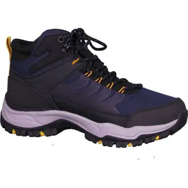 SKECHERS Arch Fit Dawson-Raveno Trekking Shoes, Marineblaues Ledernetz, 47.5 - 47.5