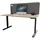 Assmann Electronic Assmann Tischtrennwand, Dunkelgrau, Schwarz, Textil, 1.2x56.2x160 cm, Arbeitszimmer, Schreibtische, Schreibtischkombination