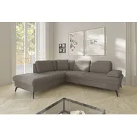sit&more Ecksofa »Morris Jubi L-Form, B: 238 cm« mit Armteilfunktion & 1 Zierkissen, optional Bettfunktion