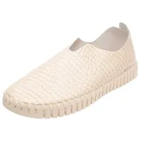 Ilse Jacobsen TULIP3031 Slipper Flexible Laufsohle, Naturkautschuk, Kroko-Muster beige 38 EU