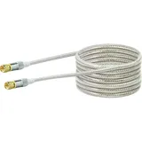 Schwaiger SAT Anschlusskabel 110 dB 10 m Transparent