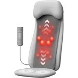 COMFIER Massagesitzauflage mit Shiatsu & Wärme,2D/3D Rückenmassage Gerät mit Vibration und Knetfunktion, Vollständige Massagematte für Stühle, Geschenk für Männer und Frauen