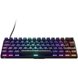 SteelSeries Apex 9 Mini - Mechanische Gaming-Tastatur - Optische Switches - 2-Punkt-Betätigung - Kompakter Esports Mini 60 % Formfaktor - Hotswap-fähige Switches - Nordisches (QWERTY) Layout