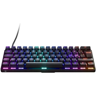 SteelSeries Apex 9 Mini - Mechanische Gaming-Tastatur - Optische Switches - 2-Punkt-Betätigung - Kompakter Esports Mini 60 % Formfaktor - Hotswap-fähige Switches - Nordisches (QWERTY) Layout