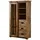 Massivmoebel24 Vitrine Mango 100 x 45 x 175 cm Natur