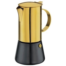 Cilio Kaffeebereiter Cilio, Espressokocher Aida ORO für 6 Tassen goldfarben