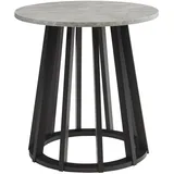 [en.casa] Buzzard Schwarz Bambus Ø48 x 48 cm