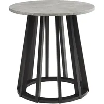 [en.casa] Buzzard Schwarz Bambus Ø48 x 48 cm