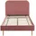SalesFever Polsterbett 90 x 200 cm Rosa/Gold