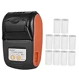 SHUAIGUO PT-210 Tragbarer Thermodrucker Handheld 58mm-Empfangsdrucker für Einzelhandelsgeschäfte Restaurants Fabriken Logistik, 10 Papierrollen