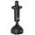 Homcom Standboxsack Boxdummy Boxsäule Freistehend Boxtraining Schwarz Kunststoff B/H/L: ca. 63x180x63 cm