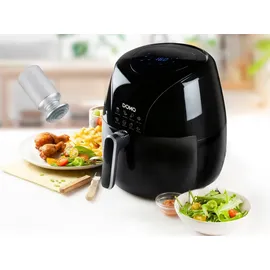 DOMO Heißluftfritteuse XXL 5,5L 2000W schwarz