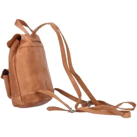 The Skandinavian Brand Mini Leder Rucksack Cognac