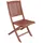 Garden Pleasure Stockholm Klappstuhl 48 x 59,5 x 90 cm braun 2 St.