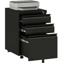 Vinsetto Rollcontainer 39 x 48 x 60 cm schwarz