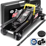 DEUBA hydraulischer Wagenheber 2t 85-330mm inkl. Koffer inkl. Gummiauflage KFZ Rangierwagenheber