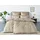 LeGer Home by Lena Gercke Leonore Gestreift Beige 135 x 200 cm + 2 x 80 x 80 cm