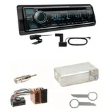 Kenwood KDC-BT760DAB Bluetooth DAB Einbauset für Mercedes SLK R170 W208 W210