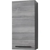 BASIC by Balculina Hängeschrank BASIC BY BALCULINA "Silver, Badezimmerschrank BxHxT 34x70x23", silber (rauchsilber), B:34cm H:70cm T:23cm, FSC-zertifizierter Holzwerkstoff, Schränke, Hängeschrank, Breite 34cm, Tür L/R monierbar, FSC-Mix 70%