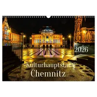 Calvendo Kulturhauptstadt Chemnitz (Wandkalender 2026 DIN A3 quer), CALVENDO