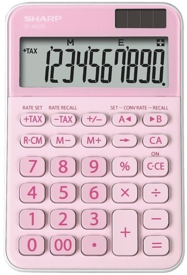 Tischrechner »EL-M335« pink, Sharp, 10x2.7x14.9 cm