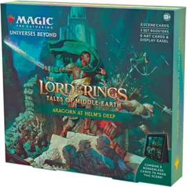 Wizards of the Coast Magic the Gathering - The Lord of the Rings: Tales of Middle-earth Scene Box mit Aragorn at Helm's Deep